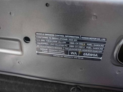 New 2025 Nissan Sentra SV w/ All-Weather Package image 29