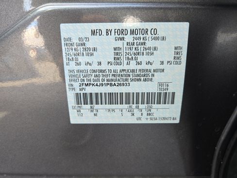 Certified 2023 Ford Edge SEL w/ Sport Appearance Package image 27