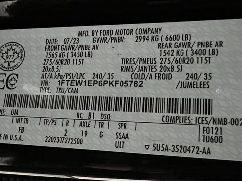 Used 2023 Ford F150 XLT w/ Equipment Group 302A High image 69