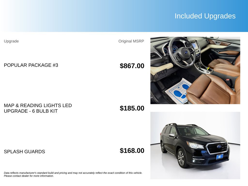 Used 2019 Subaru Ascent Touring w/ Popular Package #3 AWD/4WD image 5
