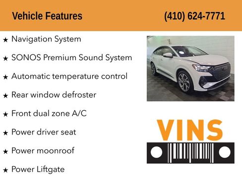 Used 2024 Audi Q4 e-tron Prestige w/ Black Optic Plus Package image 5