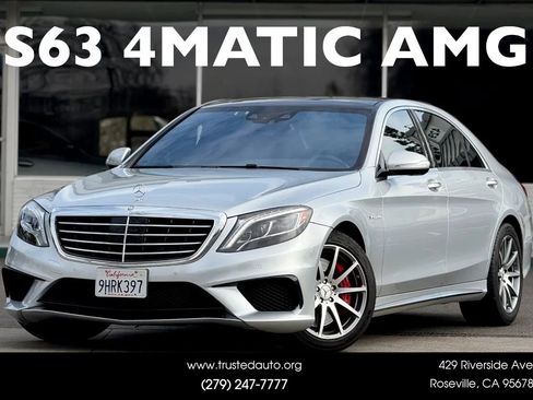 Used 2015 Mercedes-Benz S 63 AMG 4MATIC Sedan image 1