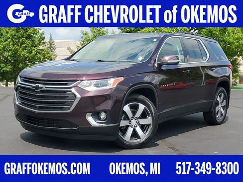 Used 2021 Chevrolet Traverse LT w/ LT Premium Package AWD/4WD image 1