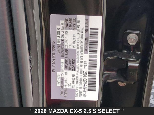 New 2026 MAZDA CX-5 Select AWD/4WD image 27