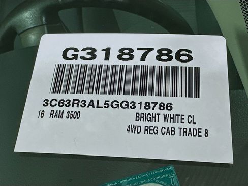 Used 2016 RAM 3500 Tradesman w/ Chrome Appearance Group AWD/4WD image 18