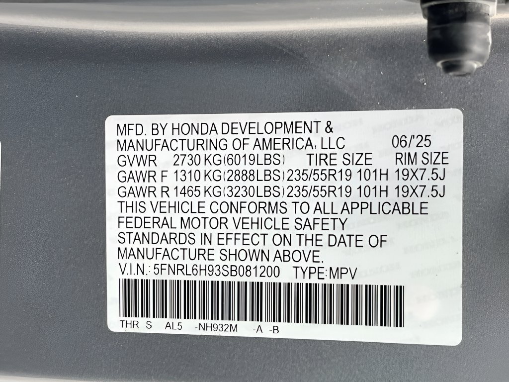 Used 2025 Honda Odyssey Elite image 35