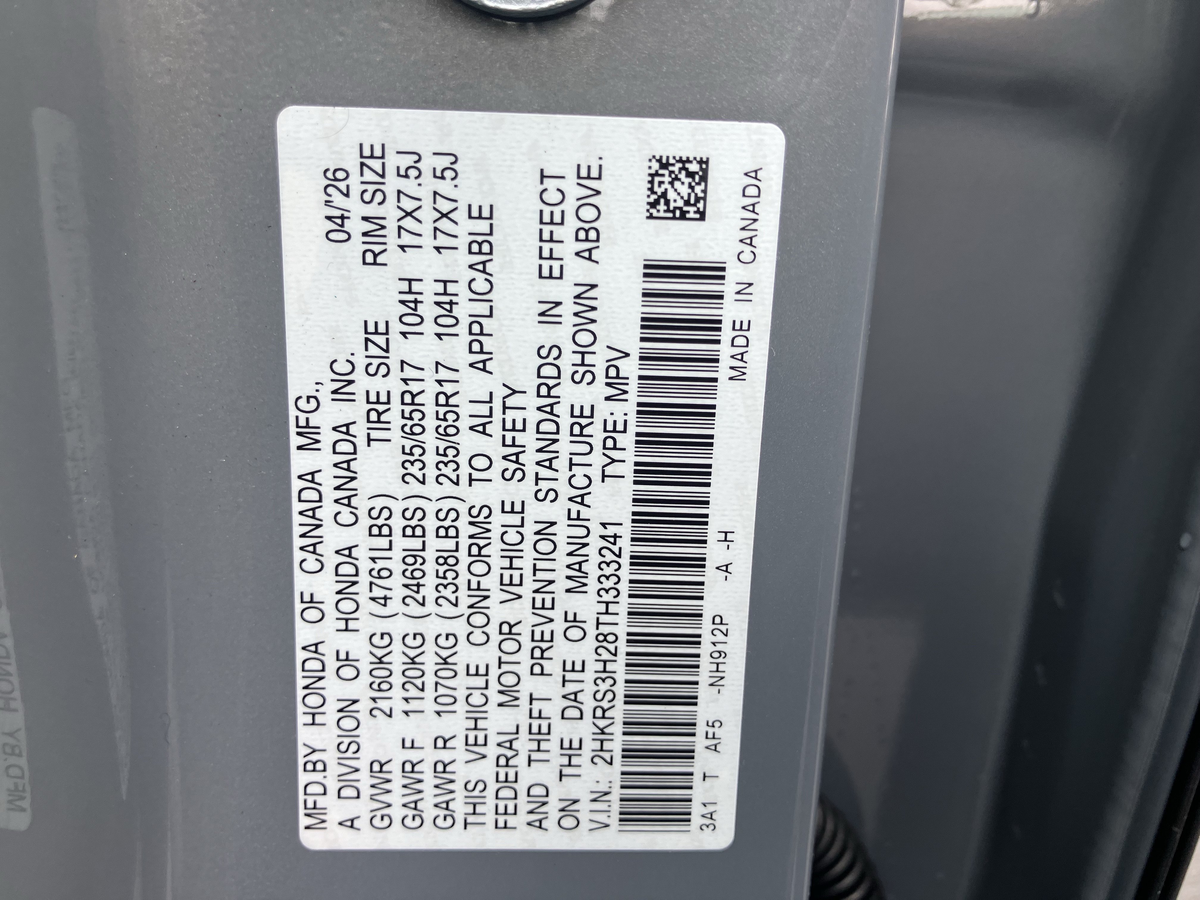 Certified 2026 Honda CR-V LX image 36
