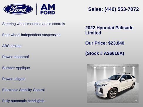 Used 2022 Hyundai Palisade Limited AWD/4WD image 12