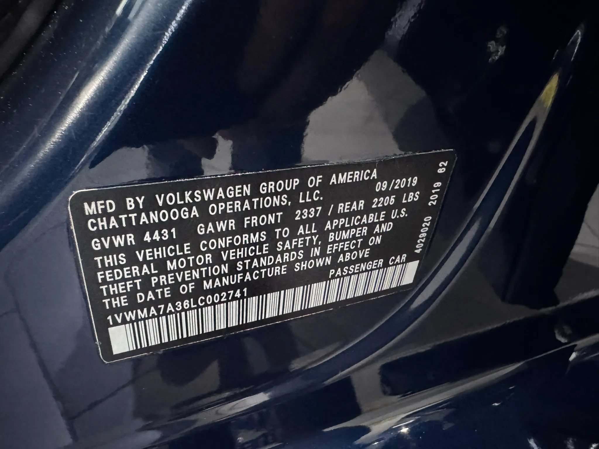 Used 2020 Volkswagen Passat 2.0T R-Line FWD image 35