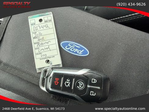 Used 2016 Ford Explorer Limited w/ Equipment Group 301A AWD/4WD image 54