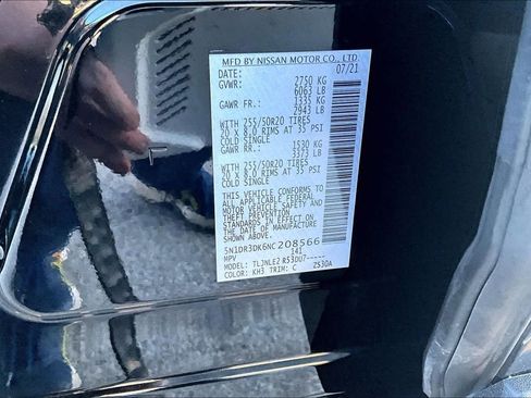 Used 2022 Nissan Pathfinder Platinum w/ Cargo Package image 37