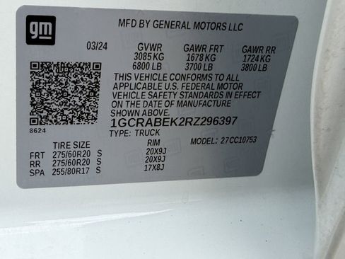 Used 2024 Chevrolet Silverado 1500 Custom RWD image 39