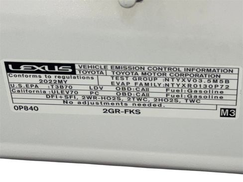 Used 2022 Lexus ES 350 image 59