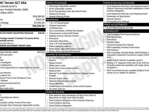 Used 2024 GMC Terrain SLT AWD/4WD image 34