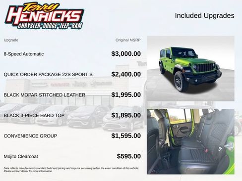 New 2026 Jeep Wrangler Unlimited Sport AWD/4WD image 8