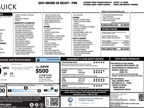Used 2023 Buick Encore GX Select FWD image 38