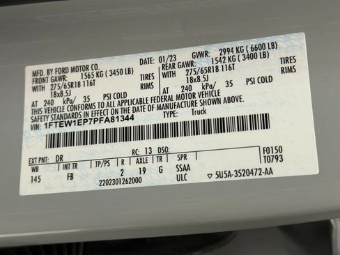 Used 2023 Ford F150 XLT w/ Equipment Group 302A High image 18