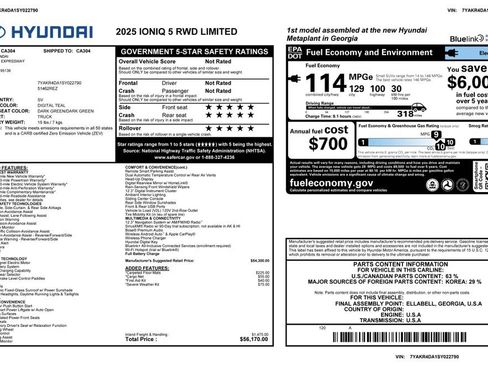 Used 2025 Hyundai Ioniq 5 Limited RWD image 3