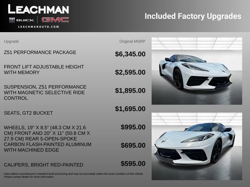 Used 2023 Chevrolet Corvette Stingray Preferred Cpe w/ Z51 Performance Package RWD image 11