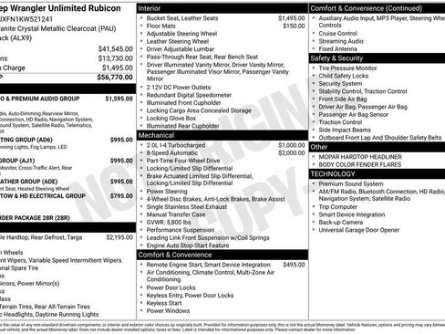 Used 2019 Jeep Wrangler Unlimited Rubicon image 26