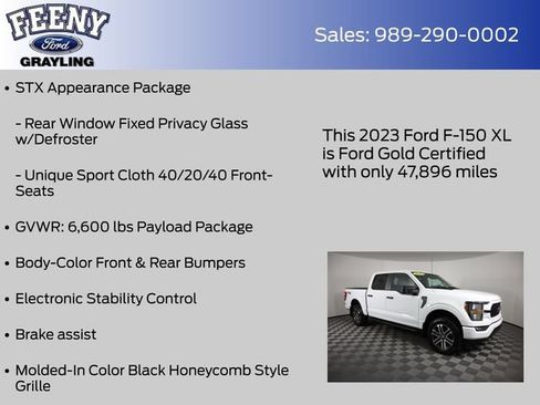 Certified 2023 Ford F150 XL w/ STX Appearance Package AWD/4WD image 13