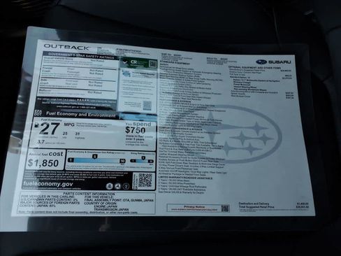 New 2026 Subaru Outback Premium image 40