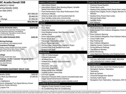 Used 2026 GMC Acadia Denali w/ Super Cruise Package AWD/4WD image 47