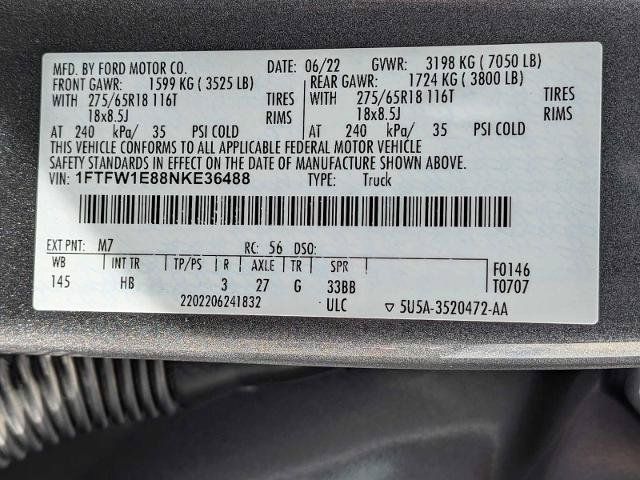 Certified 2022 Ford F150 Lariat AWD/4WD image 36