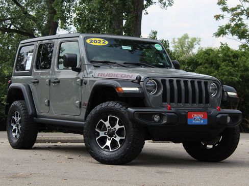 Used 2022 Jeep Wrangler Unlimited Rubicon w/ LED Lighting Group AWD/4WD image 1