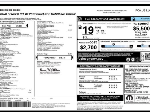 Used 2023 Dodge Challenger R/T w/ Performance Handling Group image 21