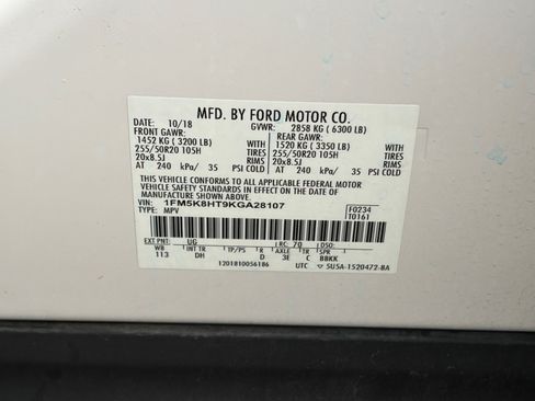 Used 2019 Ford Explorer Platinum AWD/4WD image 11