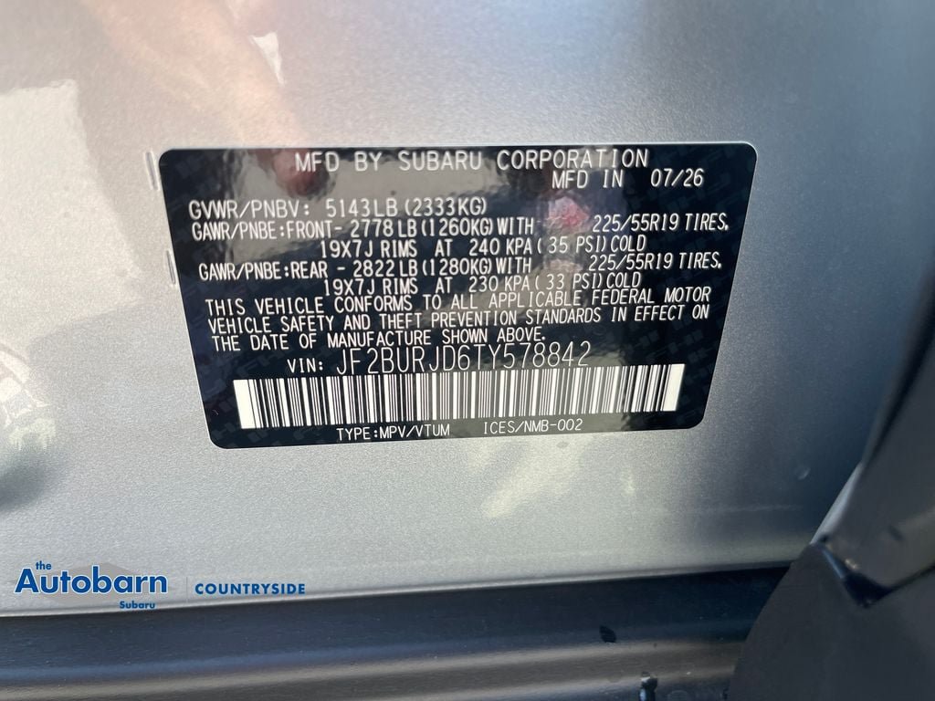 New 2026 Subaru Outback Touring XT AWD/4WD image 30