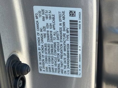Certified 2021 Honda CR-V EX-L image 31