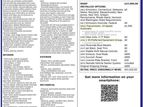 Used 2019 Chevrolet Camaro SS RWD image 3