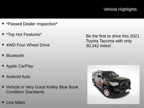 Certified 2021 Toyota Tacoma SR image 6