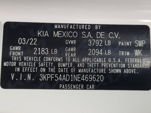 Used 2022 Kia Forte GT-Line w/ GT-Line Technology Package FWD image 33