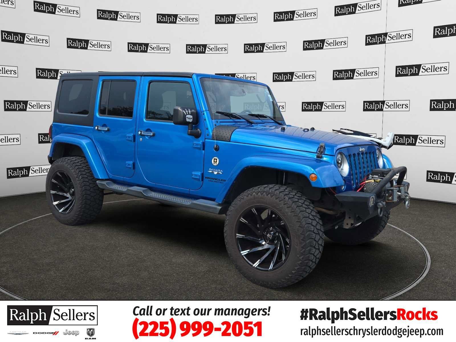 Used 2016 Jeep Wrangler Unlimited Sahara AWD/4WD image 1