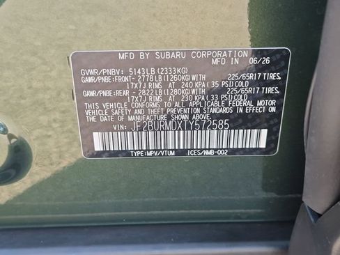 New 2026 Subaru Outback Wilderness AWD/4WD image 41