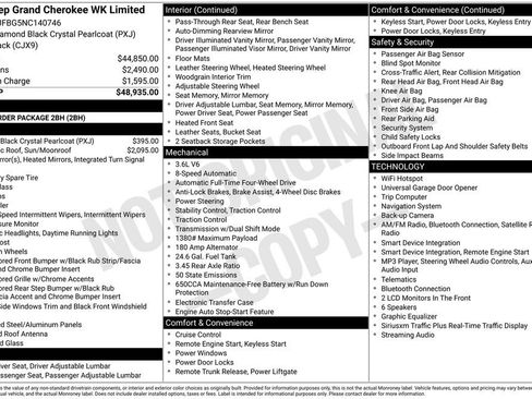 Used 2022 Jeep Grand Cherokee Limited AWD/4WD image 8