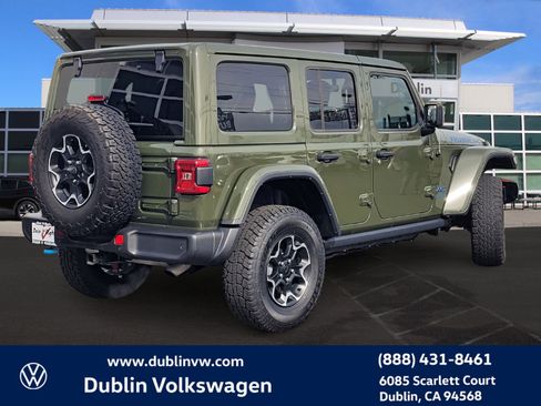 Used 2023 Jeep Wrangler Unlimited Rubicon 4xe w/ Safety Group image 4