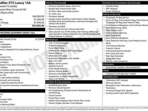 New 2026 Cadillac XT5 Luxury image 13