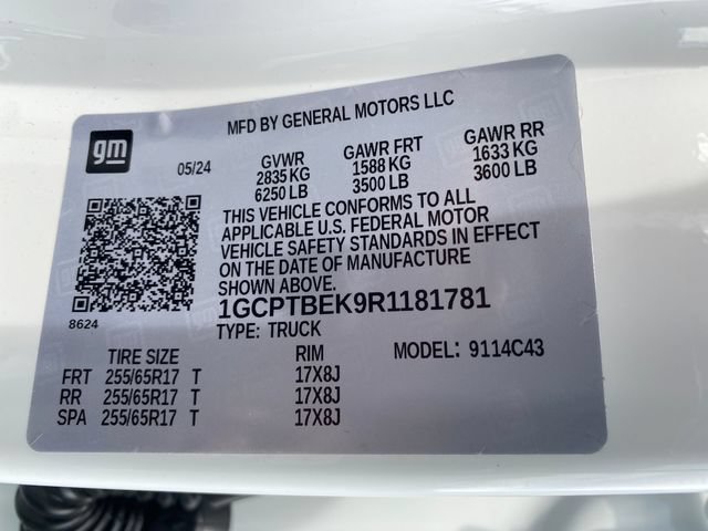 Certified 2024 Chevrolet Colorado W/T AWD/4WD image 25