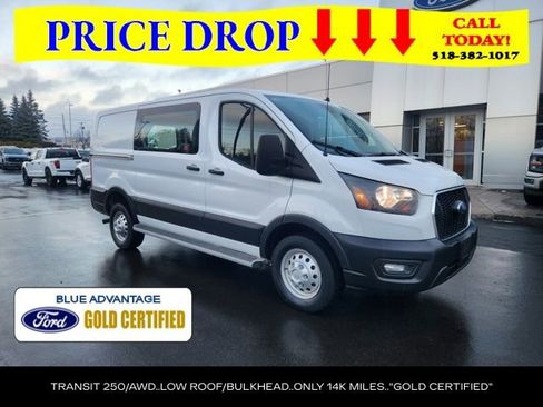 Certified 2023 Ford Transit 250 Low Roof AWD w/ Exterior Upgrade Package image 1
