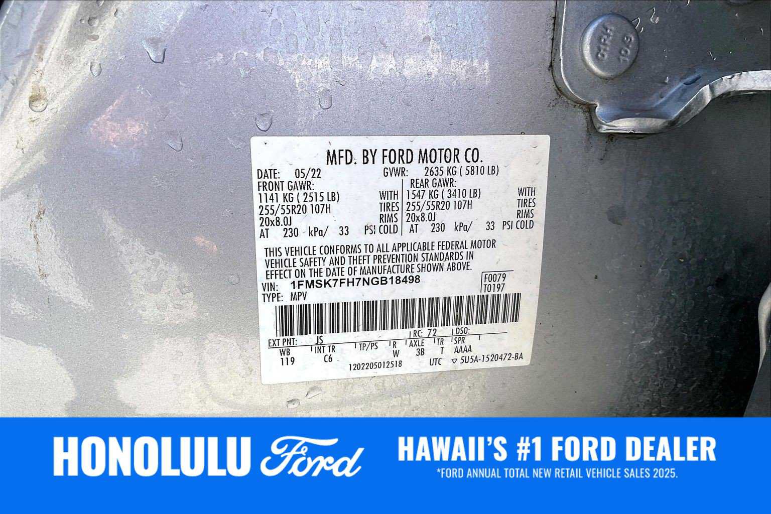 Used 2022 Ford Explorer Limited w/ Equipment Group 301A RWD image 20