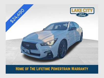 Used 2018 INFINITI Q50 Red Sport 400 w/ Sensory Package (Sport)