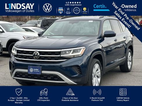 Used 2022 Volkswagen Atlas SE w/ Panoramic Sunroof Package image 4