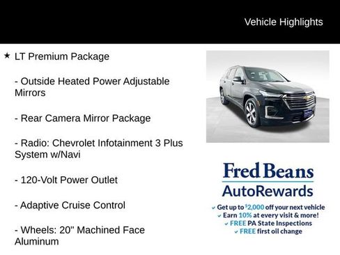 Used 2023 Chevrolet Traverse LT w/ LT Premium Package AWD/4WD image 8