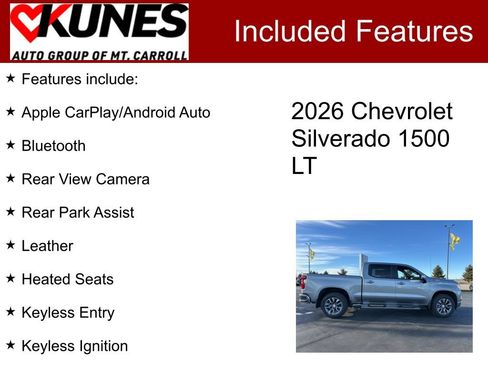 New 2026 Chevrolet Silverado 1500 LT w/ Z71 Off-Road Package image 3