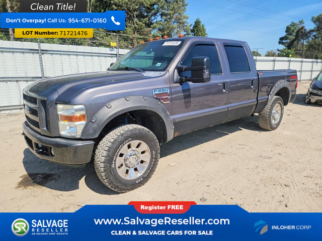 Used 2008 Ford F250 4x4 Crew Cab Super Duty image 1