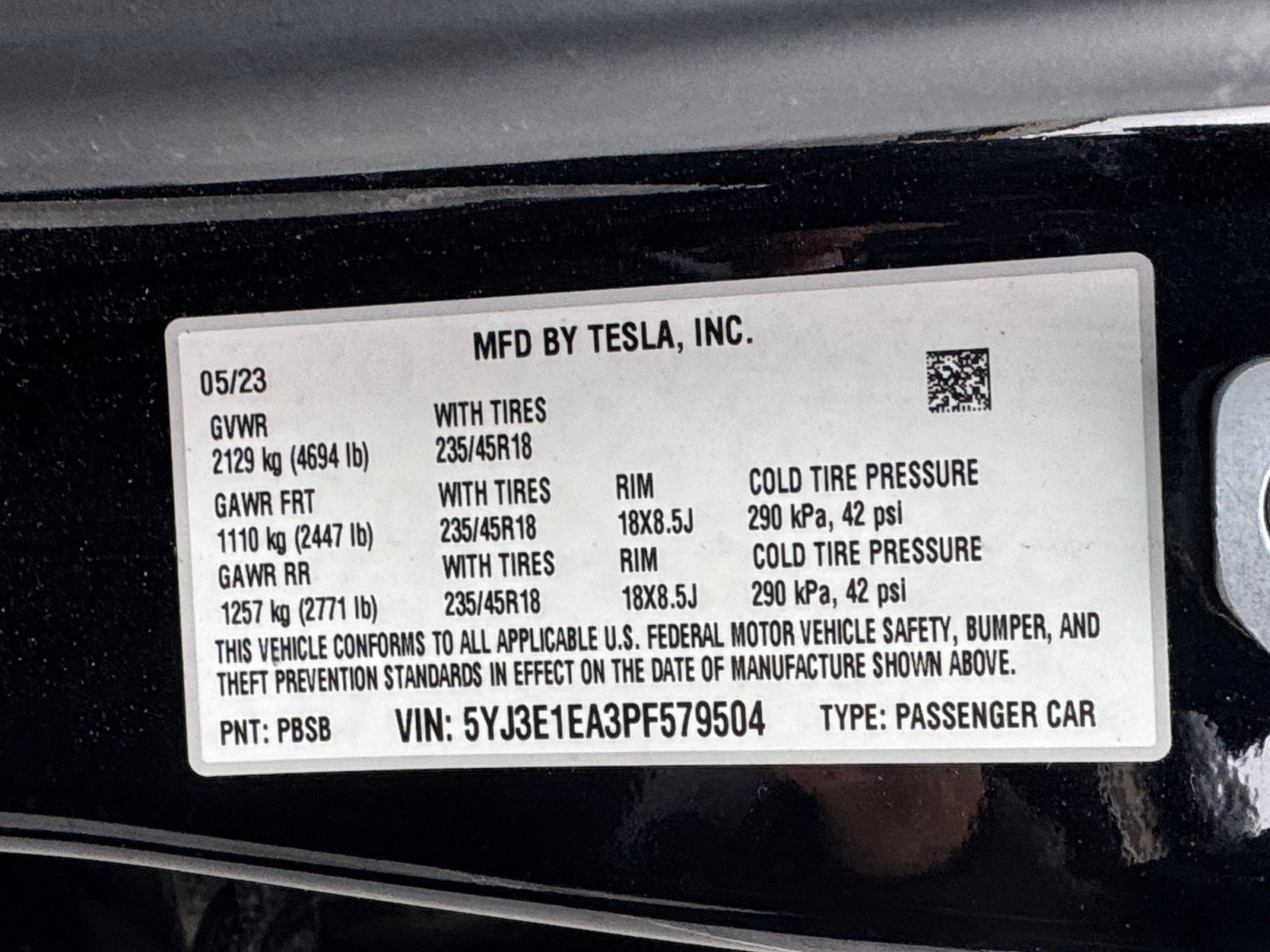 Used 2023 Tesla Model 3 Standard Range RWD image 17